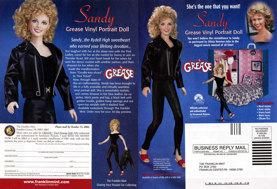 Sandy 2 Doll ad - Woman's Day