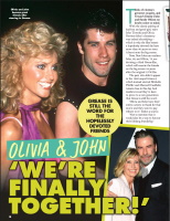 Olivia Newton-John Magazine article