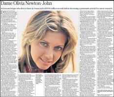 Olivia Newton-John article