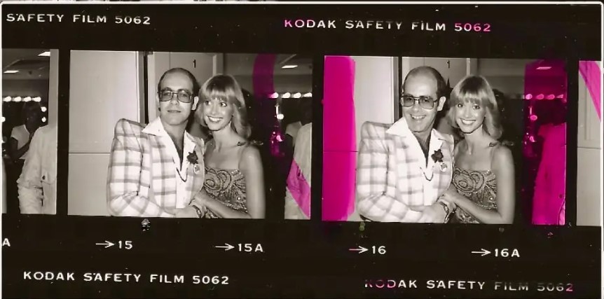 Olivia and Elton John photo - Malibu Times