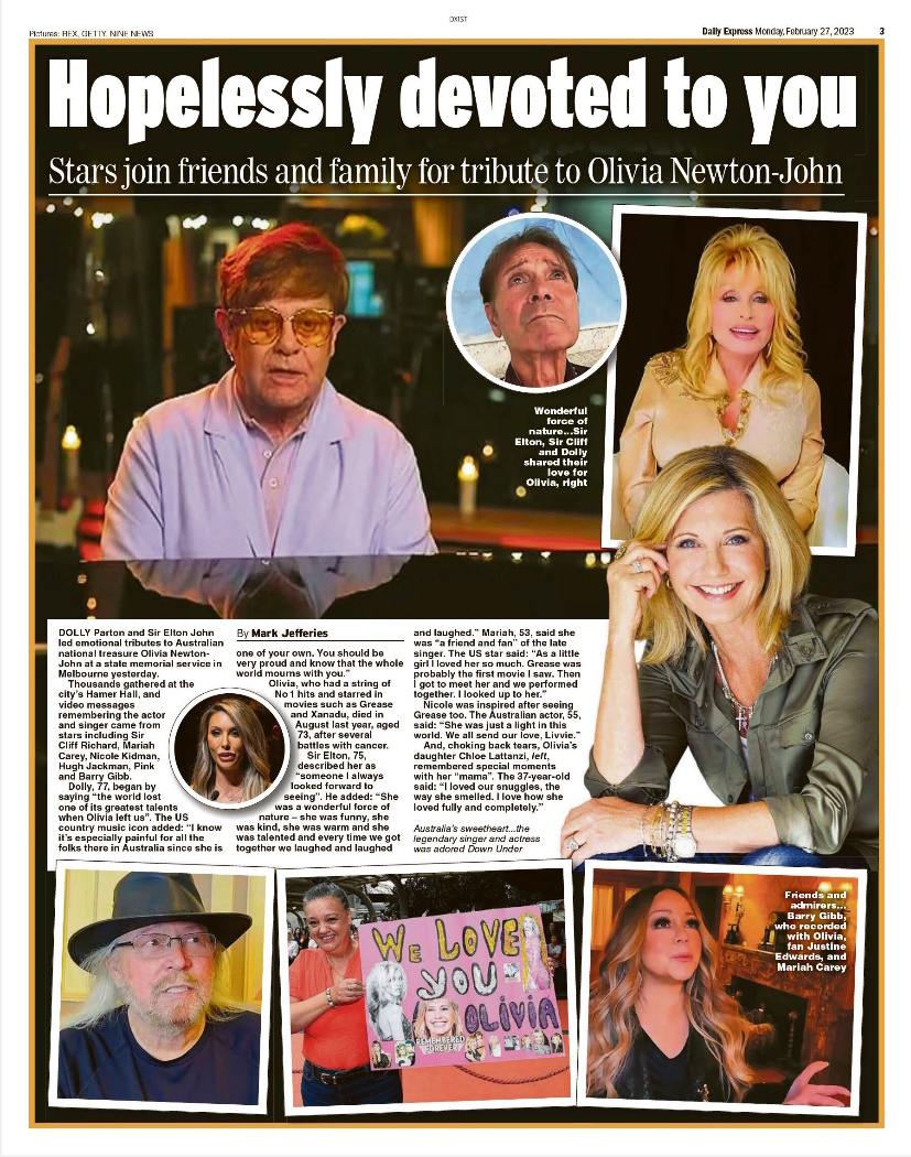 Hopelessly Devoted To You - Daily Express