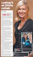Olivia Newton-John Herald Sun article