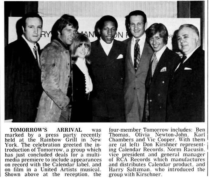 Tomorrow's Arrival - Cashbox