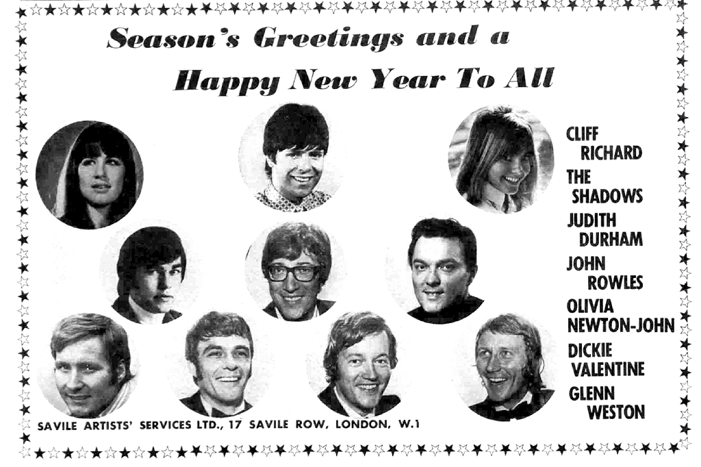 Season's greetings (Savile artist agency) incl Olivia - The Stage