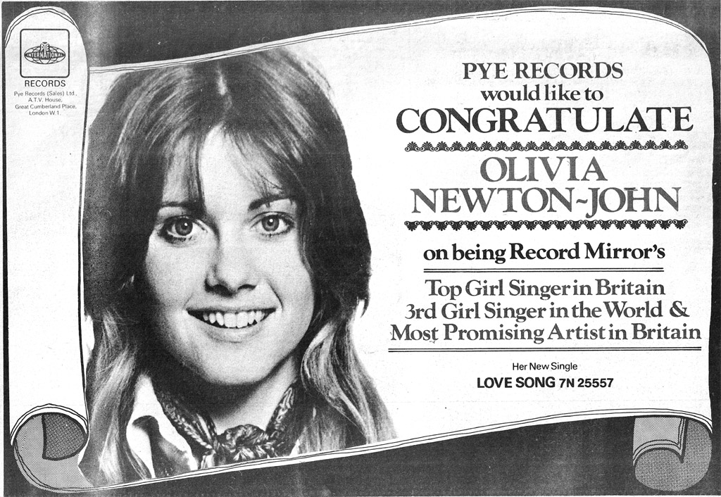 Pye ad in - Record Mirror