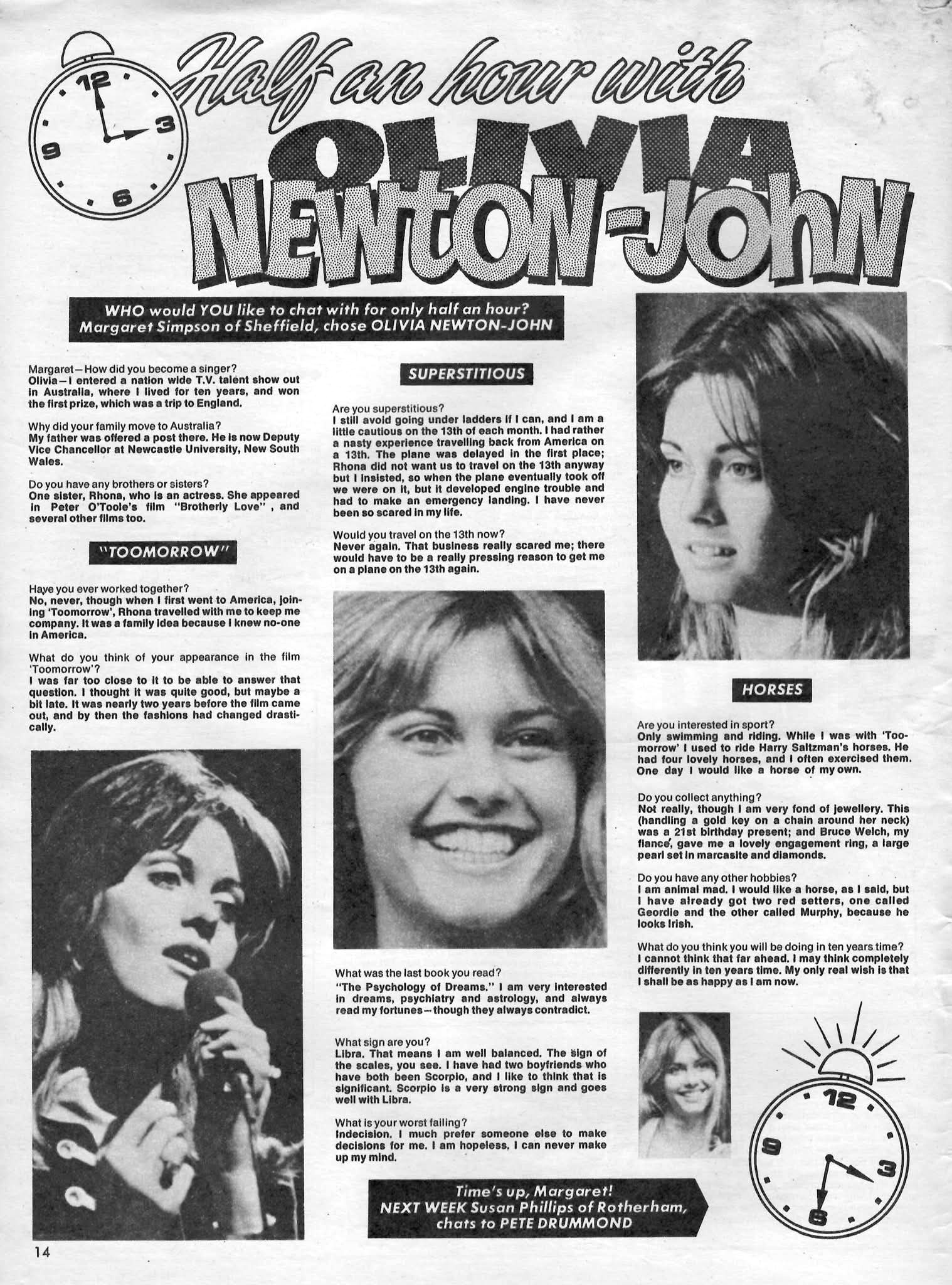 Half an Hour with Olivia Newton-John - Diana