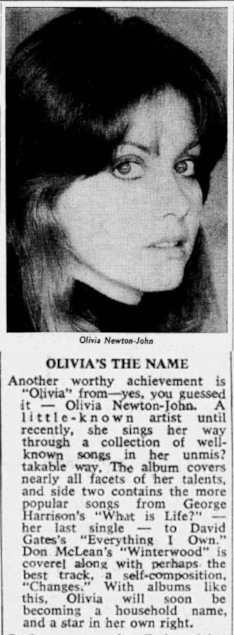 Olivia album review - Esher News and Mail