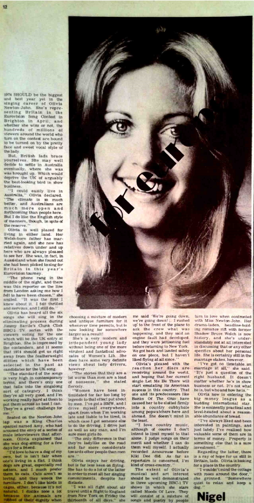 For Europe! - Record Mirror