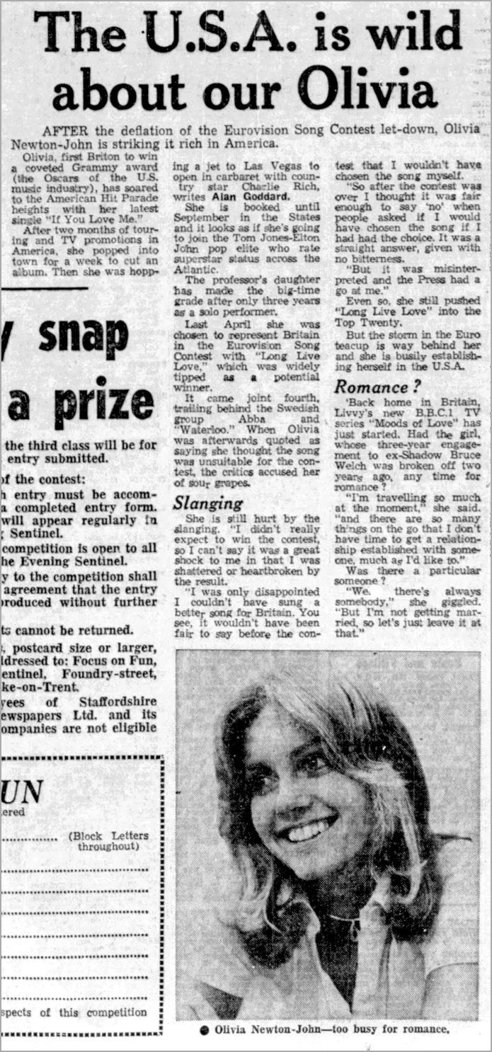 The USA Is Wild About Our Olivia - Evening Sentinel