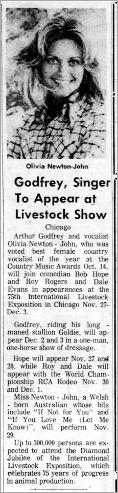 Singer To Appear At Livestock Show - Herald and Review