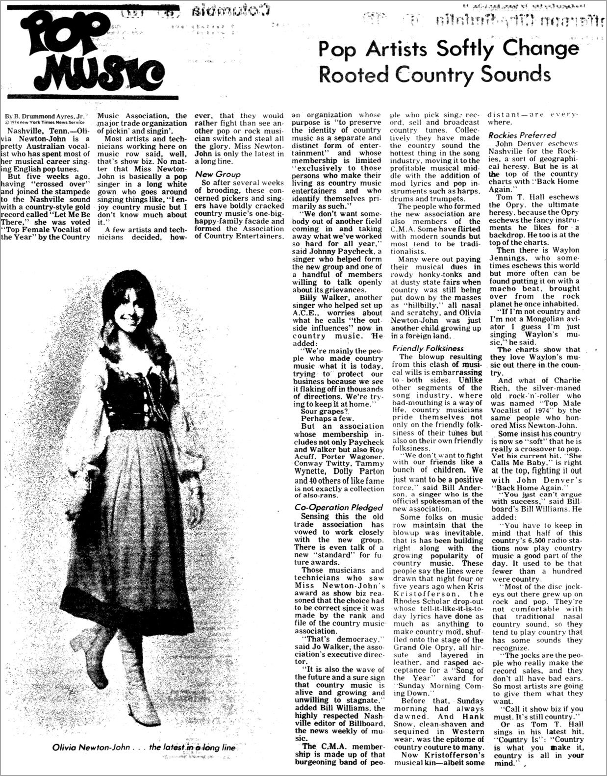 Pop Artists Softly Change Rooted Country Sounds  - Kansas City Star