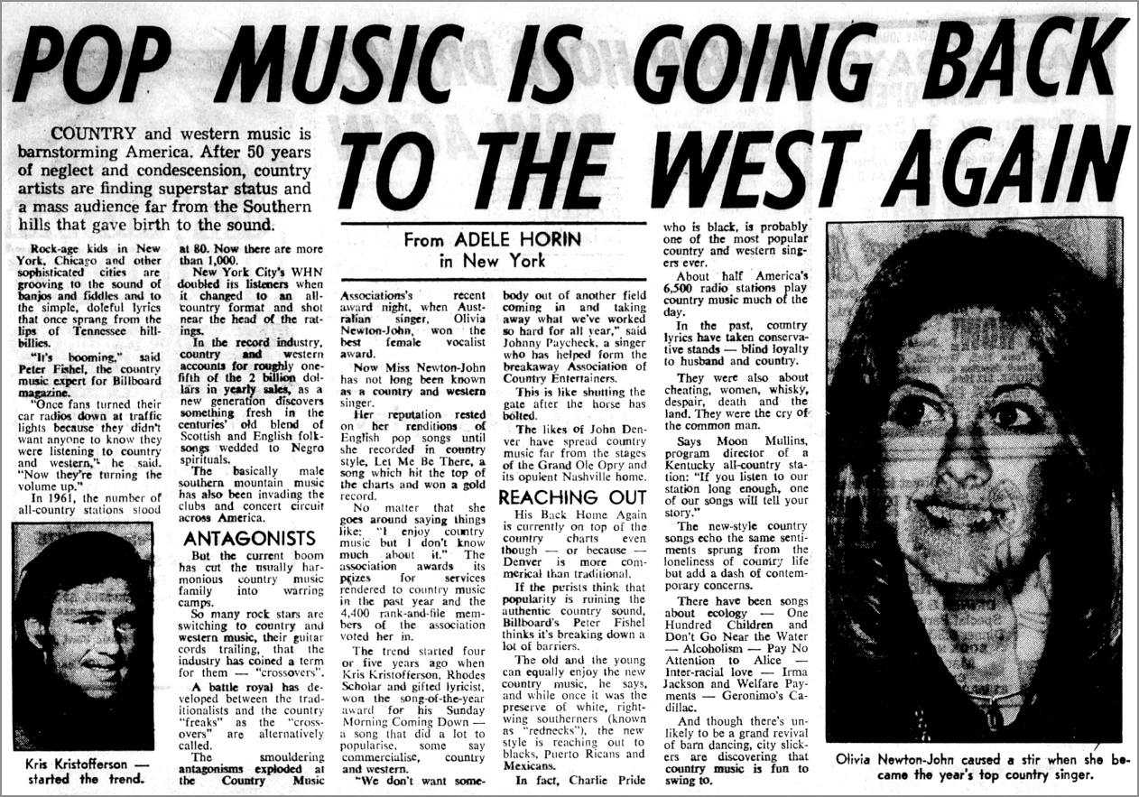 Pop Music Is Going Back To The West again - The Sydney Morning Herald
