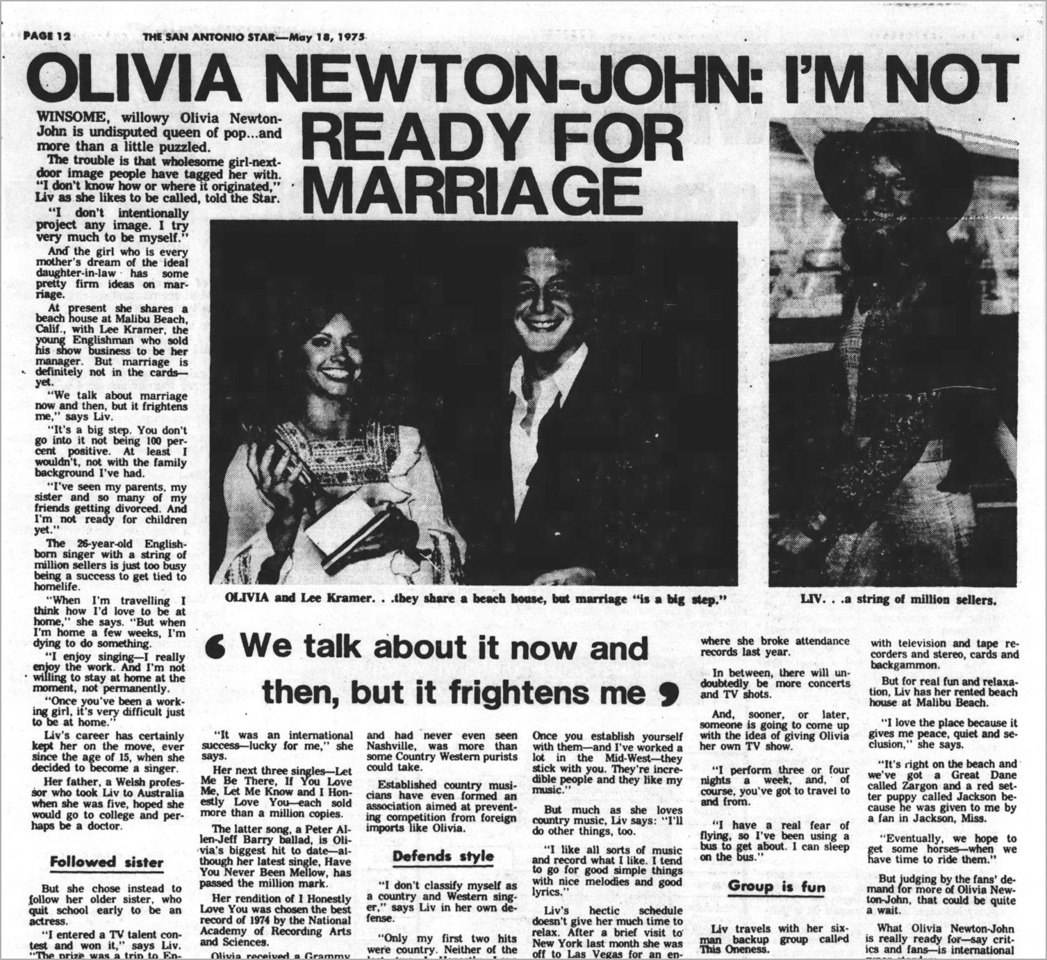 I'm Not Ready For Marriage - San Antonio Express