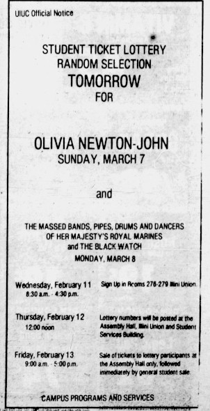 Olivia to perform at Illinois - The Daily Illini