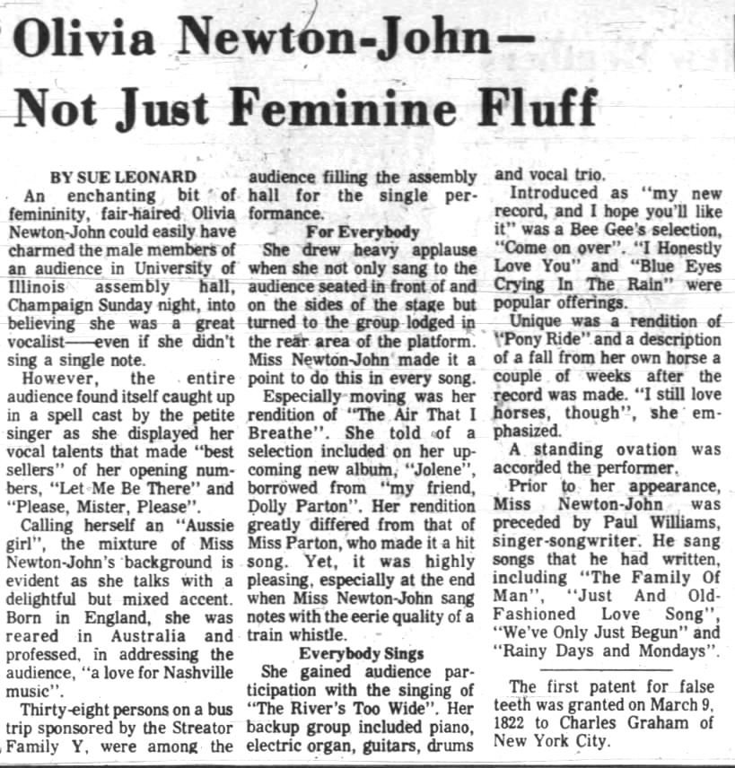 Olivia Not Just Feminine Fluff - The Times