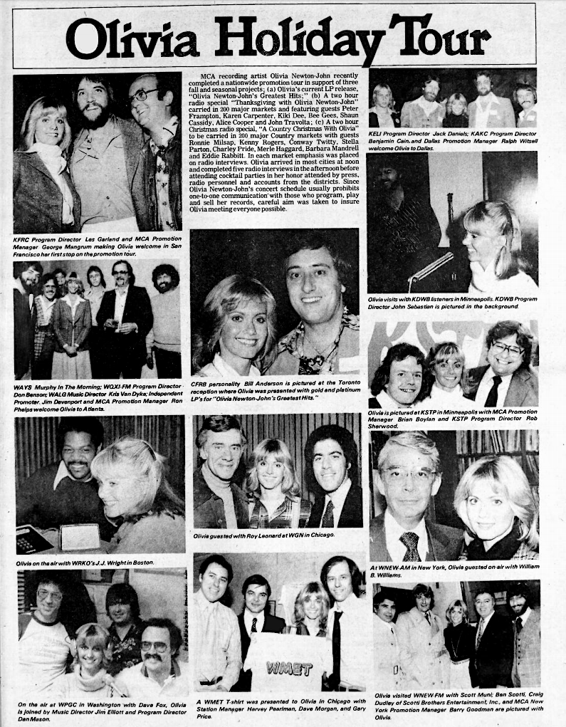 Olivia Holiday Tour - Radio and Records