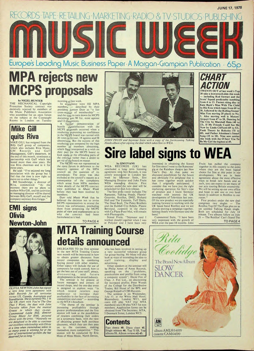 EMI Signs Olivia Newton-John - Music Week