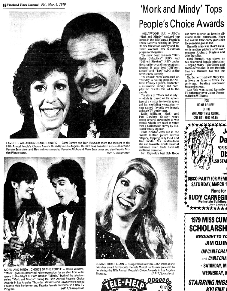 Fifth People's Choice Awards - Vineland Times Journal