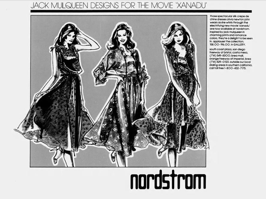 Jack Mulqueen Designs For The Movie Xanadu - Los Angeles Times