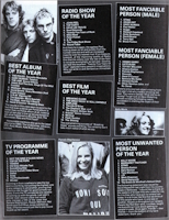 Olivia Newton-John article Smash Hits readers' poll for 1980