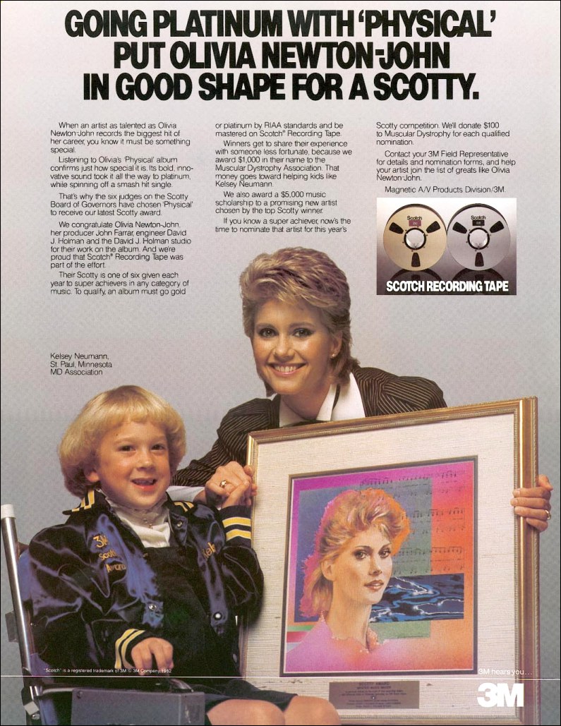 Olivia wins Scotty Award - Billboard