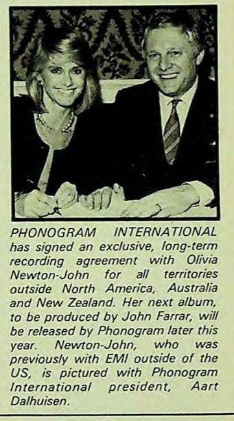 Olivia signs with Phonogram - Music and Video Week