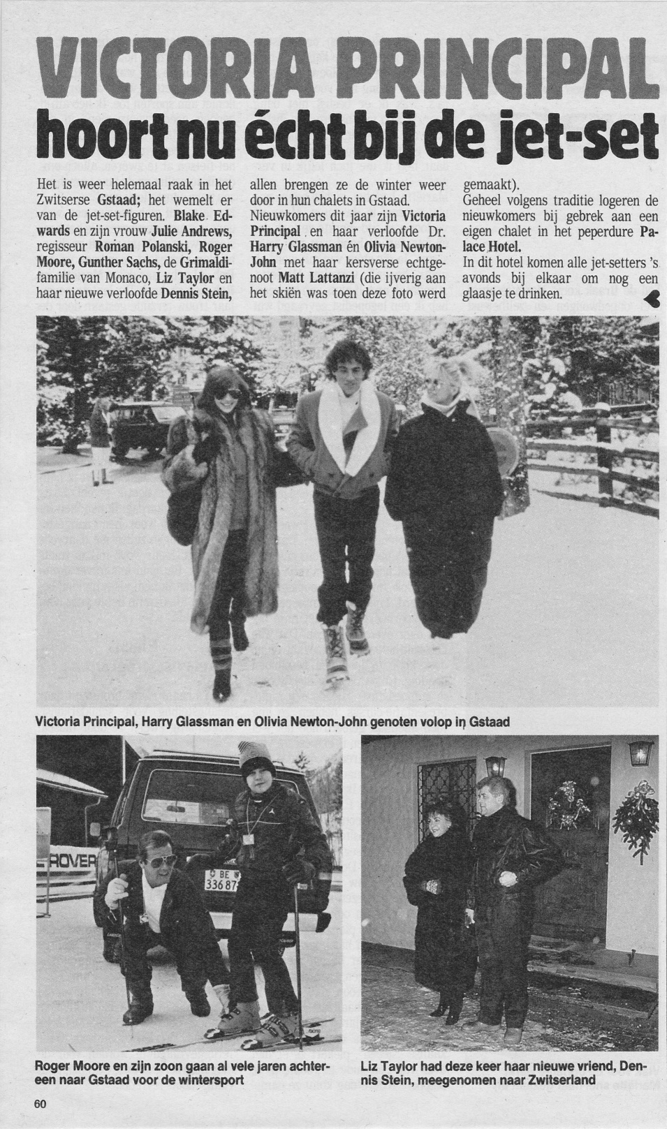 In Gstaad on honeymoon - Story