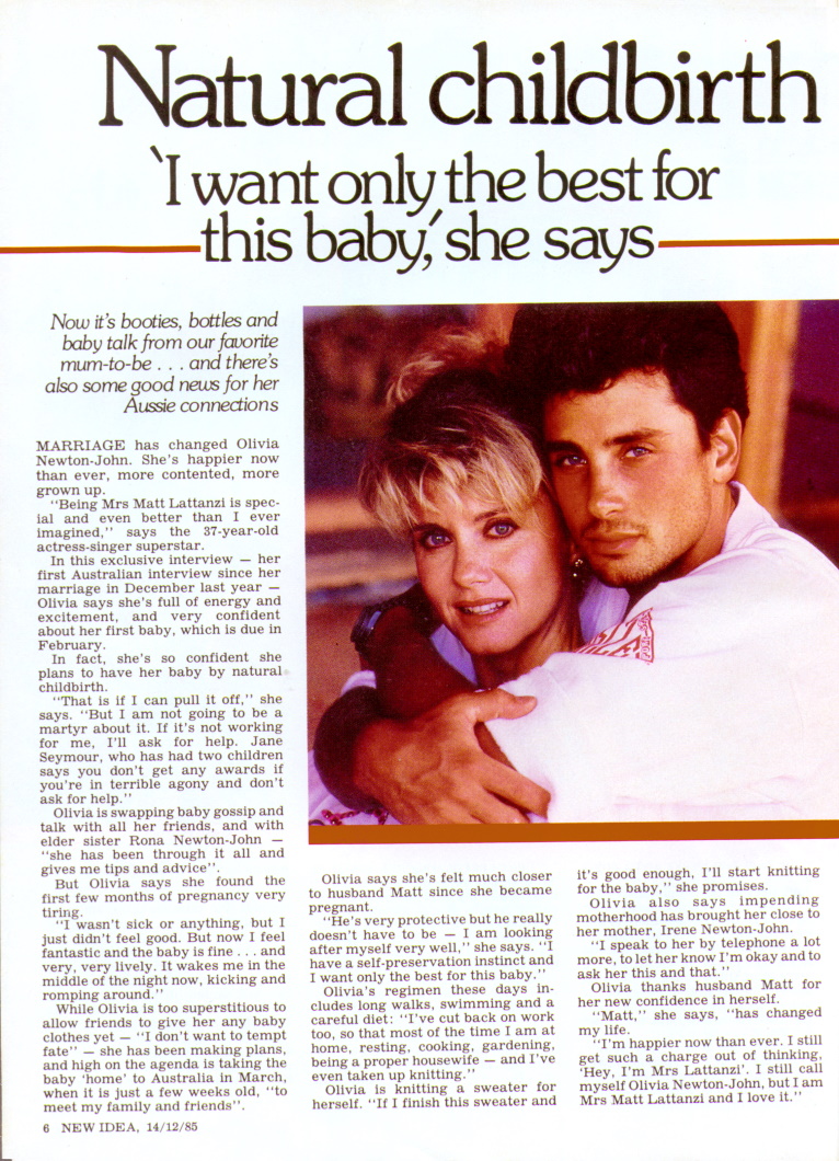 We Want only the best for this baby - New Idea