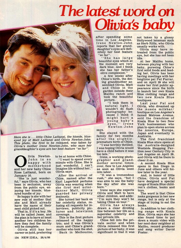 Latest Word On Olivia's Baby - New Idea