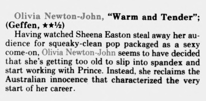 Warm And Tender review - North County Times