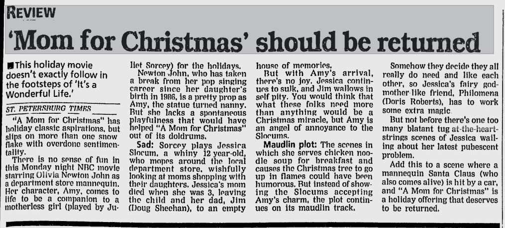 Mom for Christmas should be returned - The Vindicator