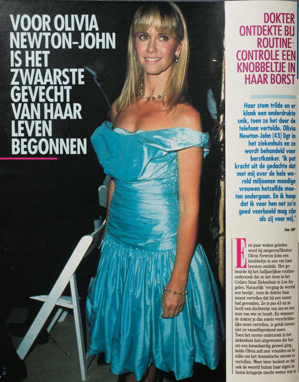 Olivia has begun the toughest fight of her life - Weekend