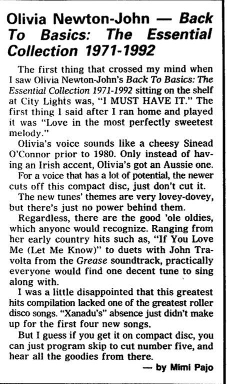 Back To Basics review  - Daily Collegian