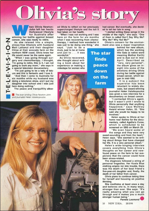 Olivia's Story - New Idea