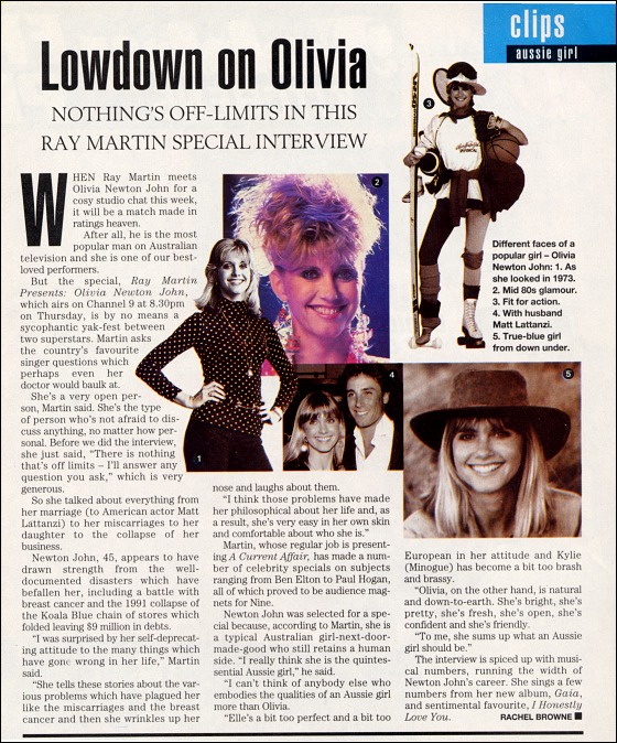 Lowdown on Livvy - Sun Herald