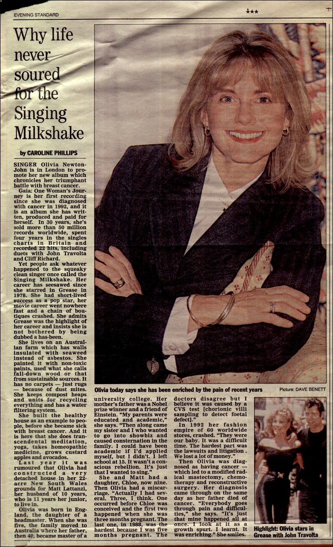 Why Life Didn't Sour - Evening Standard