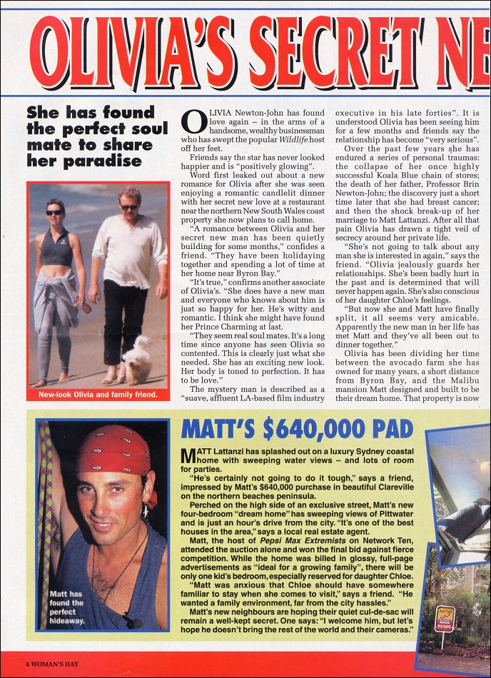 Olivia's secret new lover - Woman's Day