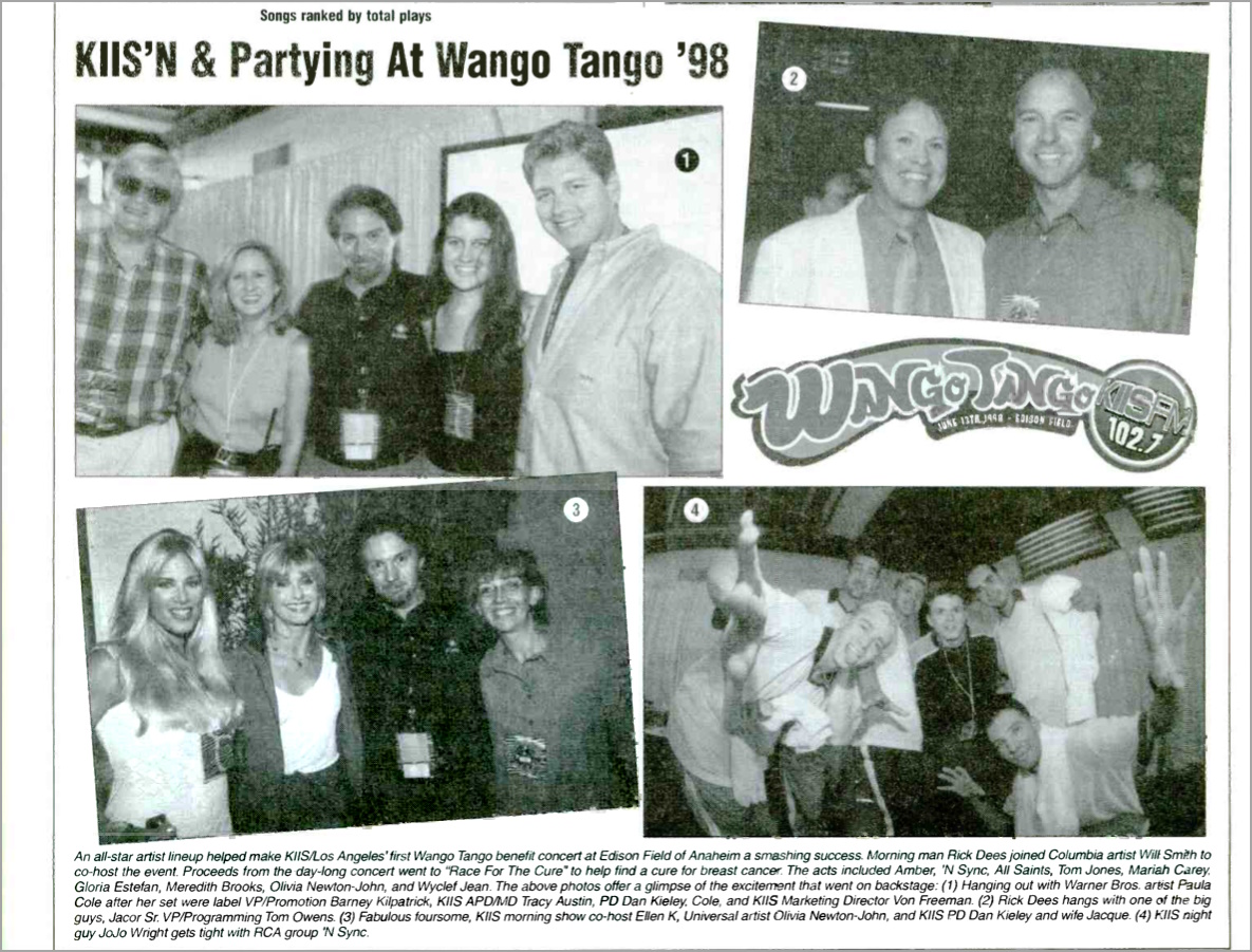 KIIS'N and partying at Wango Tango 98 - Record and Radio