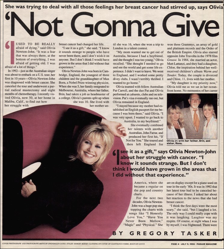 Olivia's triumph - Parade