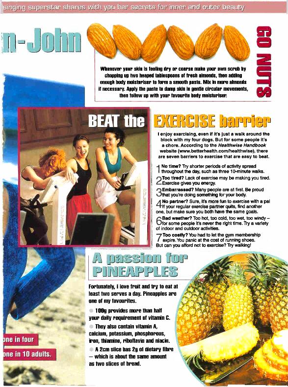 Looking great with Olivia - Womans Day