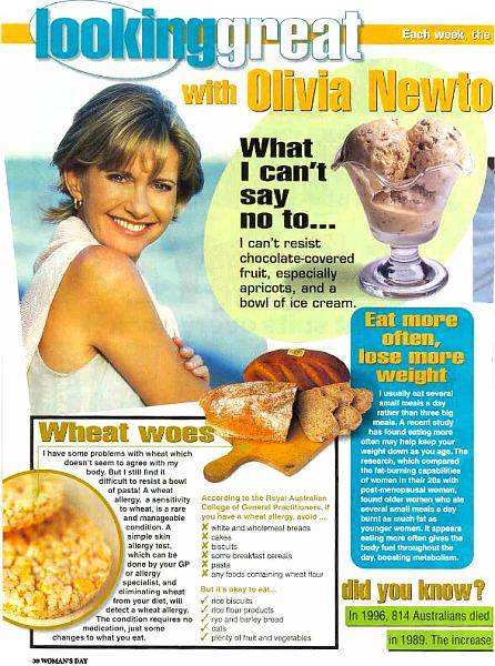 Looking great with Olivia - Womans Day