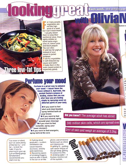 Looking great with Olivia - Womans Day