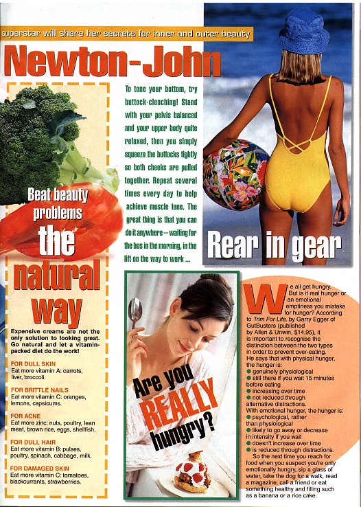 Looking great with Olivia - Womans Day