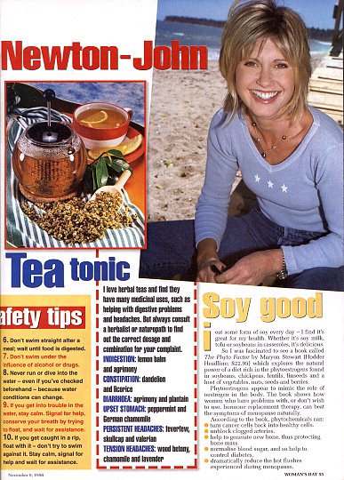 Looking great with Olivia - Womans Day