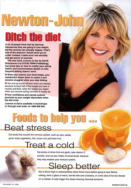 Looking great with Olivia - Womans Day