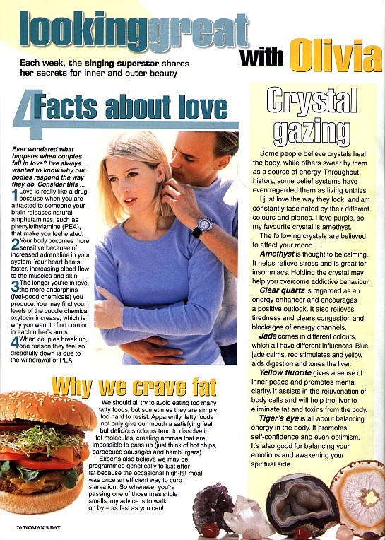 Looking great with Olivia - Womans Day