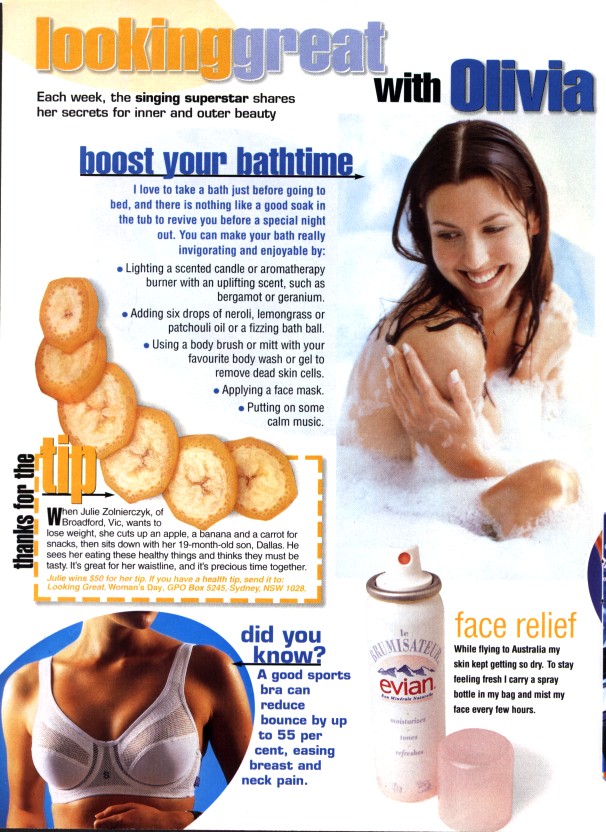 Looking great with Olivia - Womans Day