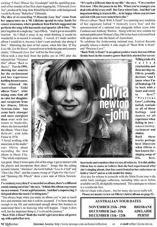 Back With a Heart - Reflection