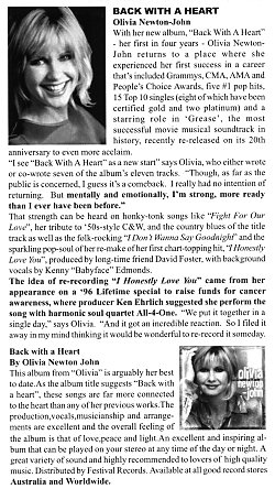 Back With a Heart - Reflection