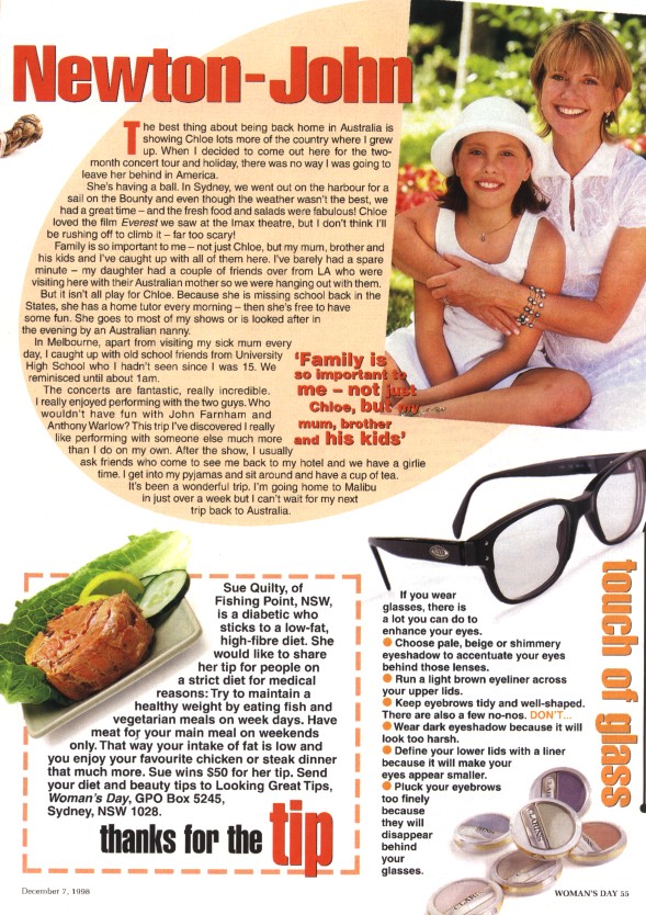 Looking great with Olivia - Womans Day